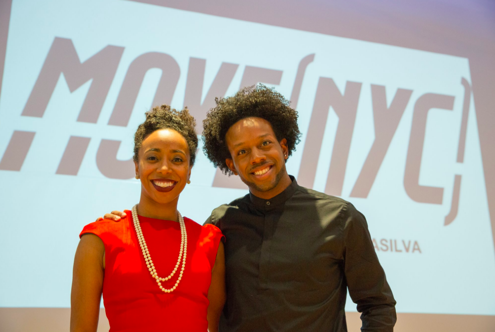 Nigel with co-founders and co-artistic directors of MOVE(NYC) Chanel DaSilva. 