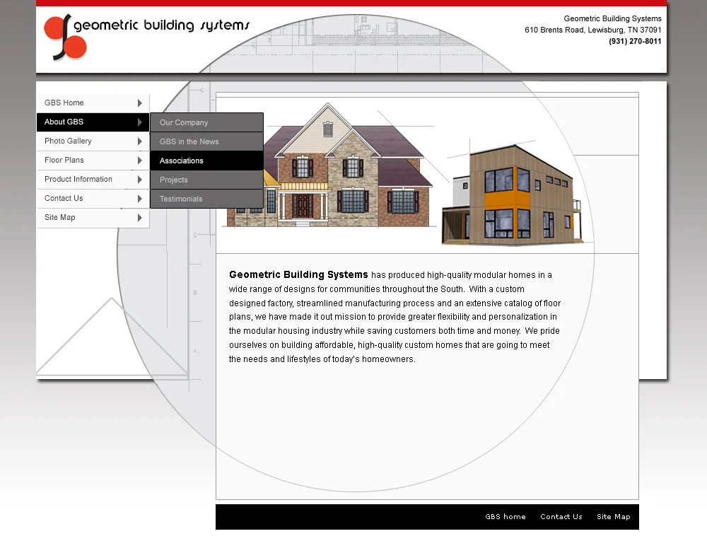 Website:  Interior Page