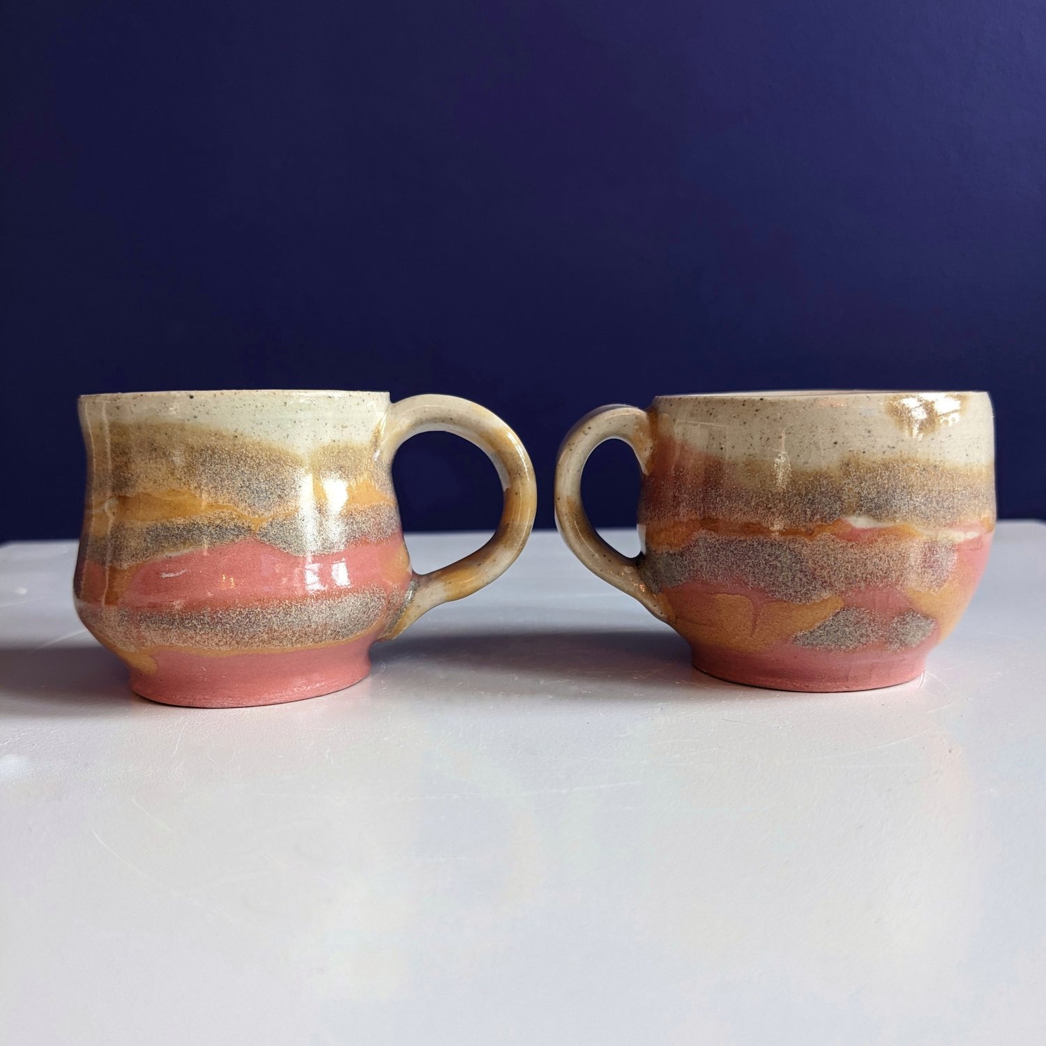 Pinky Odd Couple Espresso Cups — Set Fire To It