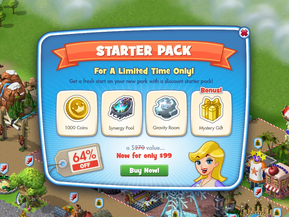 Starter Pack Promo UI