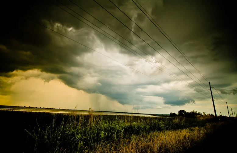 Atmospheres Collection, S103 &nbsp;"Threatening Sky&nbsp;and Telephone Lines, Mobile-Tensaw Delta"