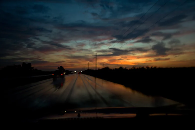 Atmospheres Collection, S109 &nbsp;"Slick Causeway and Sunset&nbsp;-&nbsp;Spanish Fort, AL"