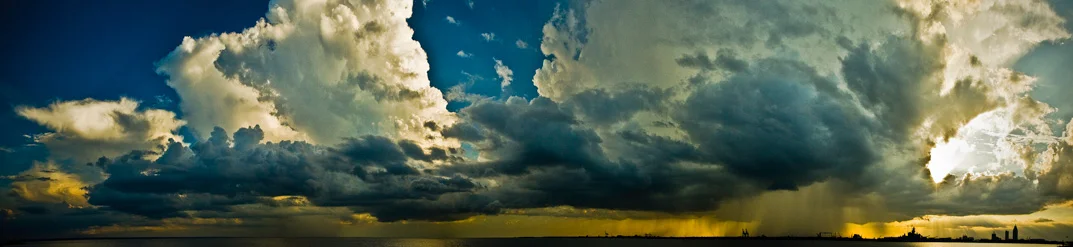 Atmospheres Collection, P101 &nbsp;"Cloudburst and Skyline,&nbsp;Mobile Bay"