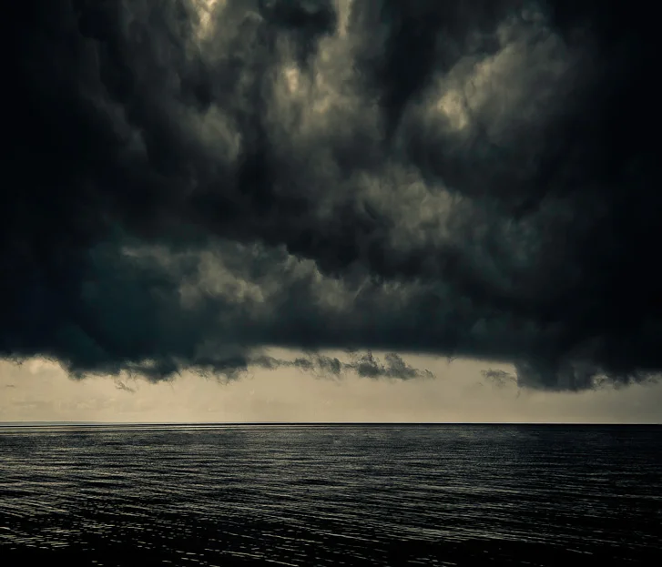 Atmospheres Collection, S105 &nbsp;"Threatening Sky Sepia-tone, Mobile Bay"