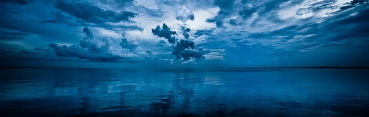 Atmospheres Collection, P111 &nbsp;"Blue Cloud Panorama, Mobile&nbsp;Bay"