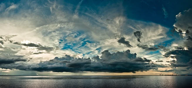 Atmospheres Collection, P107 &nbsp;"Cloudscape Panorama, Mobile Bay"