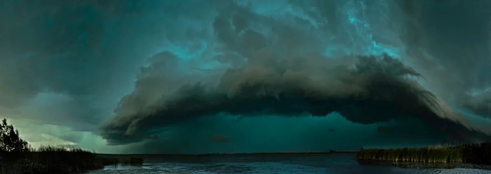 Atmospheres Collection, P103 &nbsp;"Wall Cloud Panorama, Mobile-Tensaw Delta"