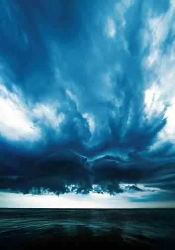 Atmospheres Collection, S106 &nbsp;"Cloud with Tendrils, Vertical - Mobile Bay"