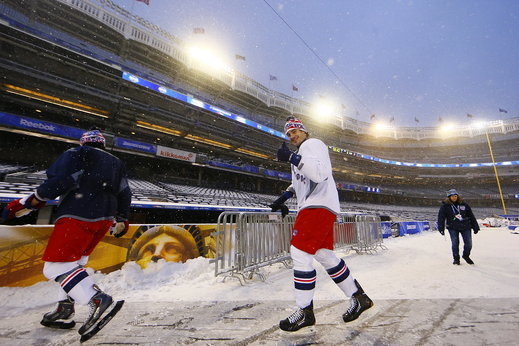 Brian Boyle walks to the locker room following practice.jpg