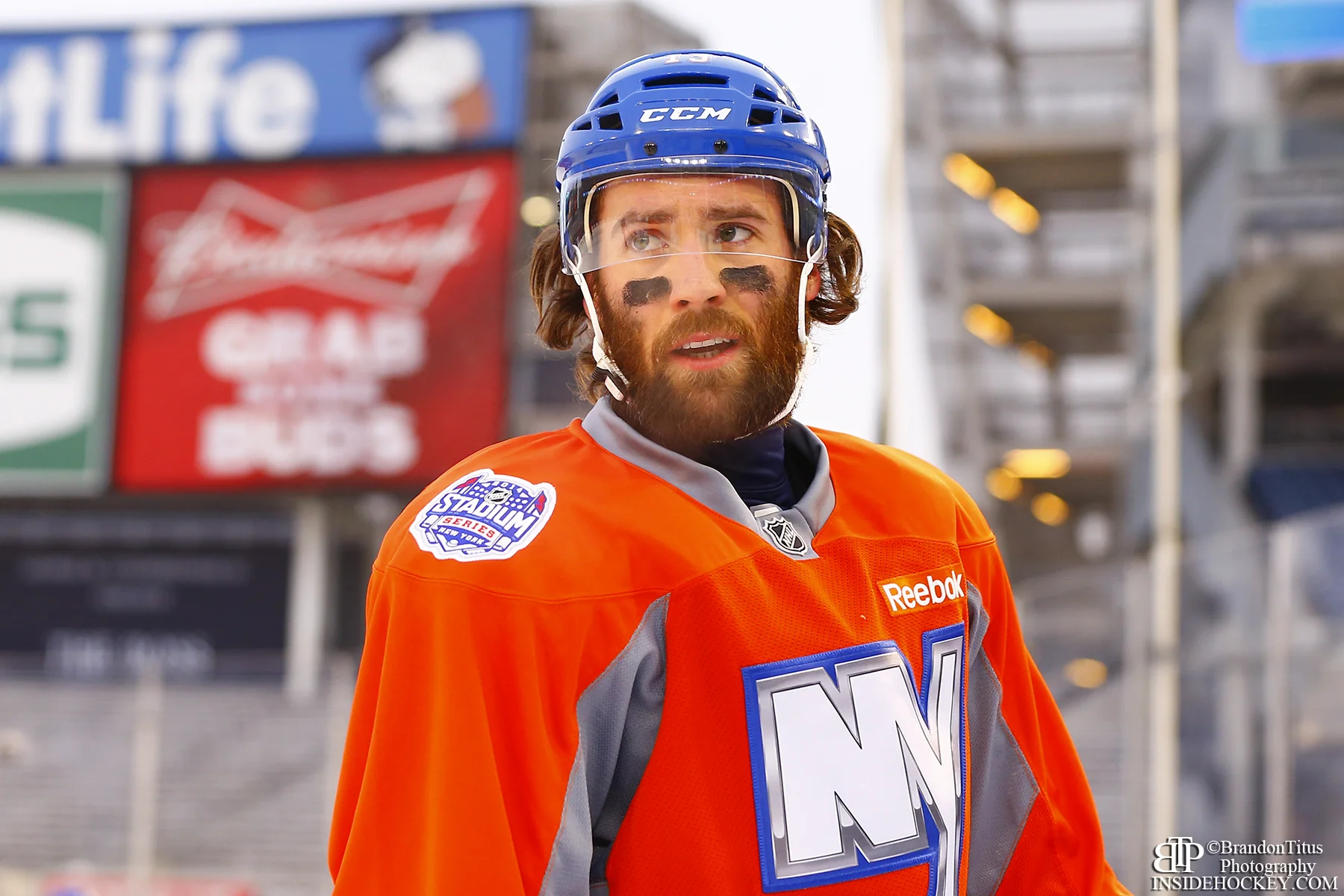 Colin McDonald skates during NY Islanders practice at Yankee Stadium.jpg