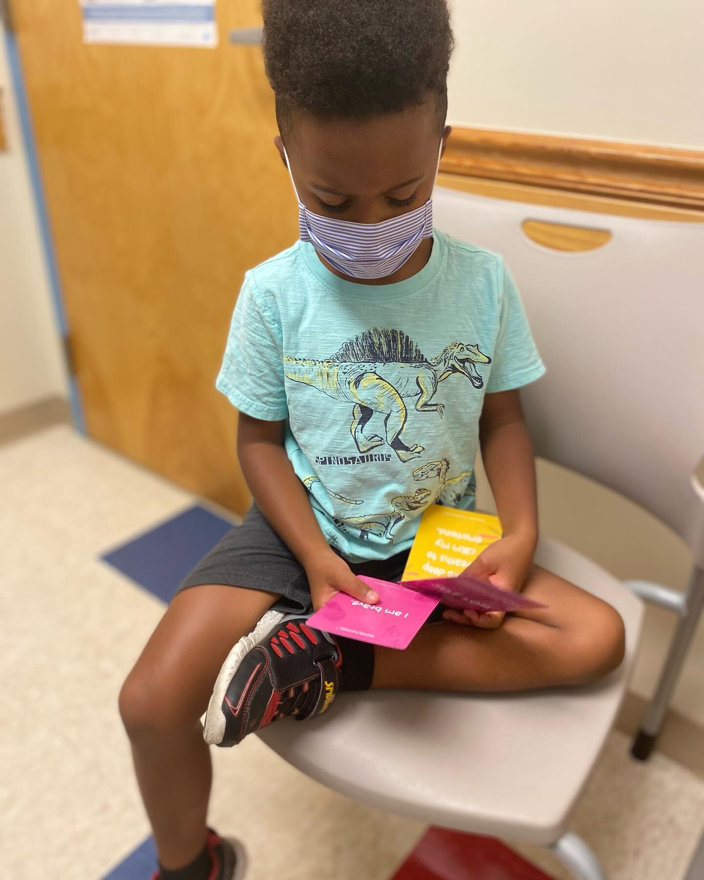 *Photos were taken and posted with Emory&rsquo;s permission* 

It&rsquo;s story time y&rsquo;all!! 🙌🏽🎉🥰

Today, Emory got two vaccinations and a COVID booster at his doctor visit in preparation for Kindergarten. We had prepped him for only gettin