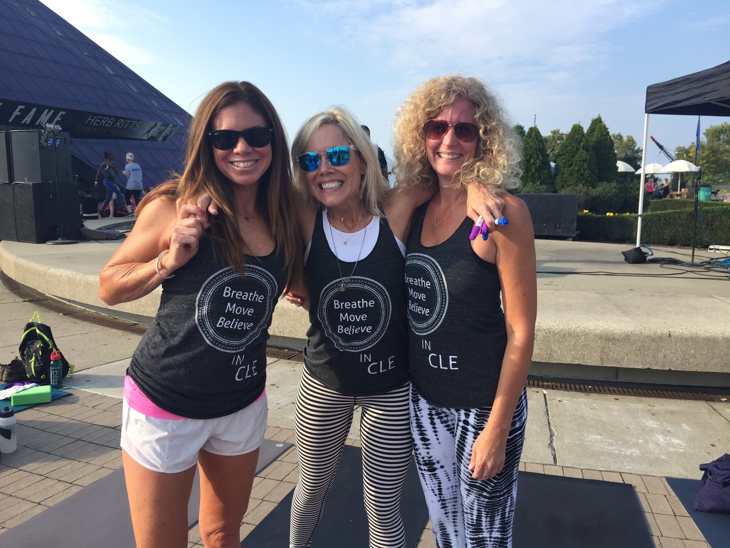 Ann, Tammy, and Lanie at Believe in CLE 2015