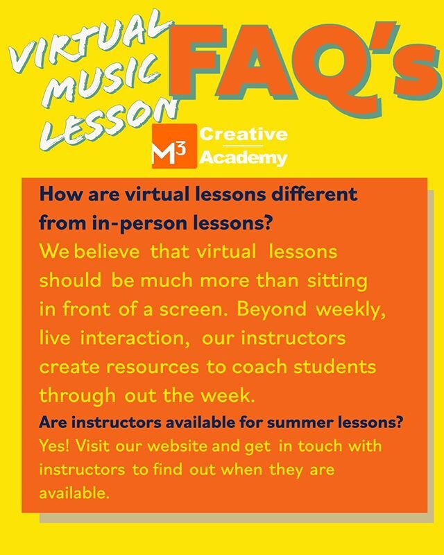 So many music teachers are jumping into virtual lessons. I think this is GREAT because the world needs music, especially right now. Over the past three years, M3 Creative Academy has developed a unique approach to virtual music learning. Here&rsquo;s