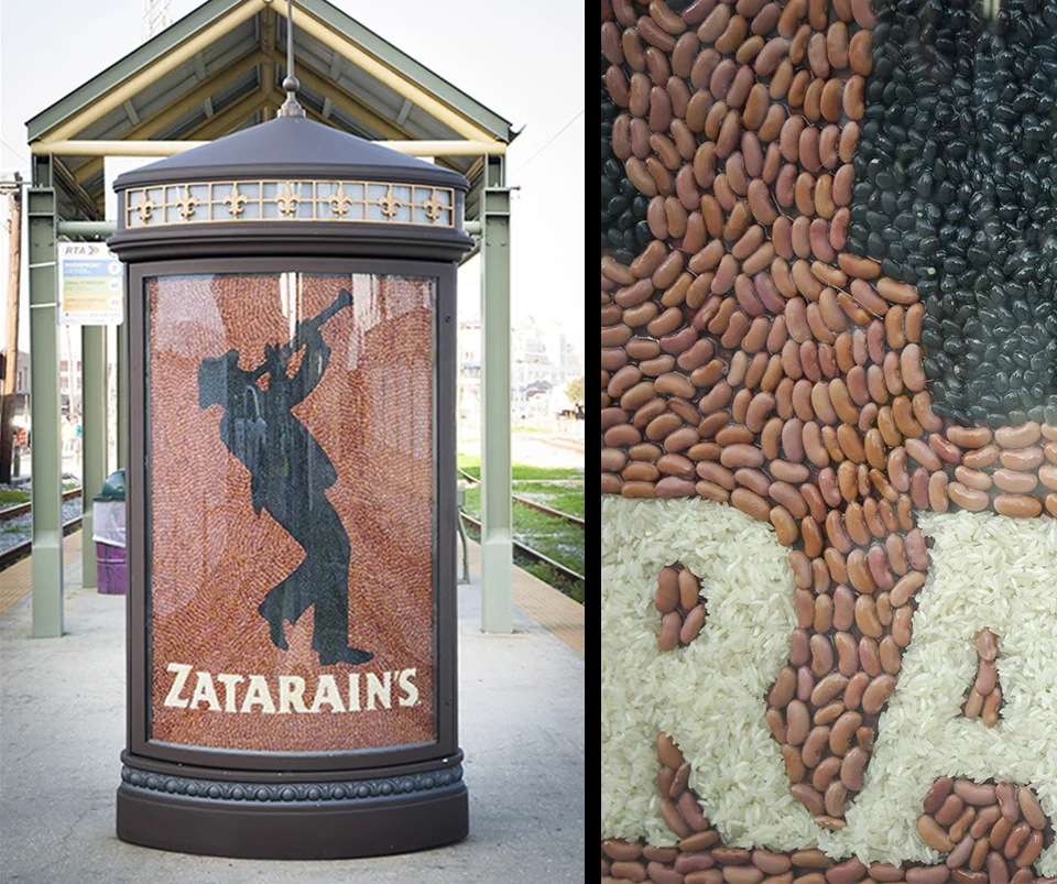 Zatarain's Red Beans & Rice Streetcar Shelter