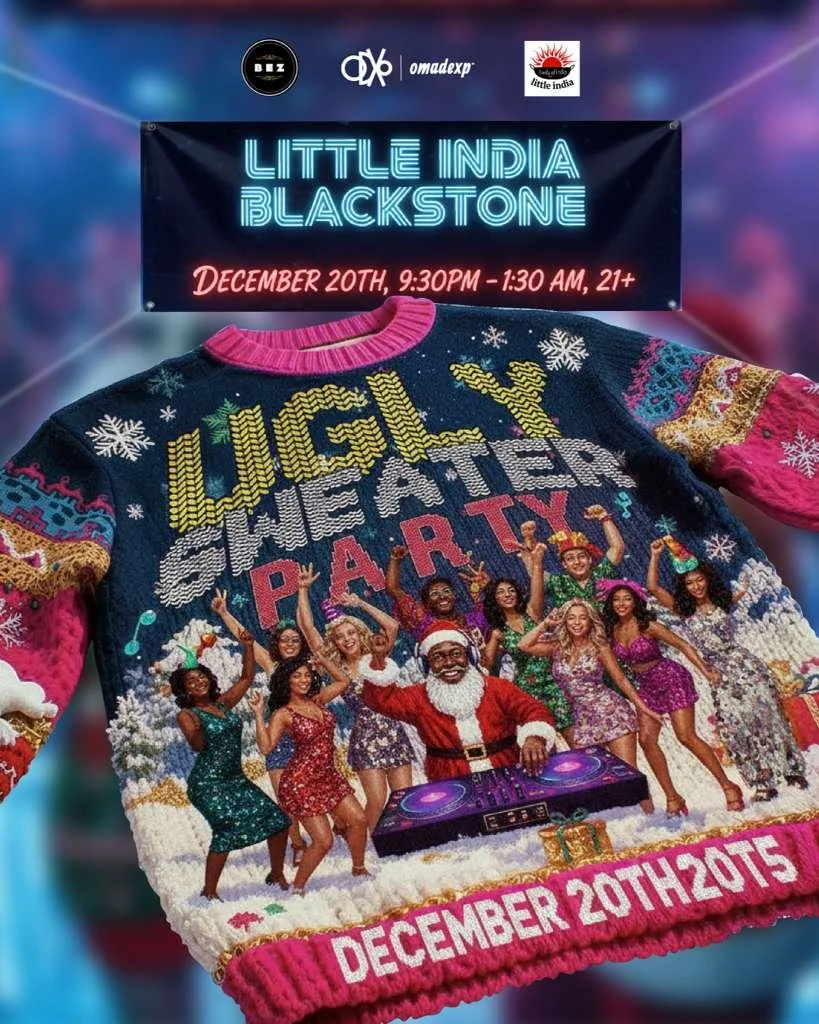 Ugly Sweater Party with DJ B.E.Z at Little India