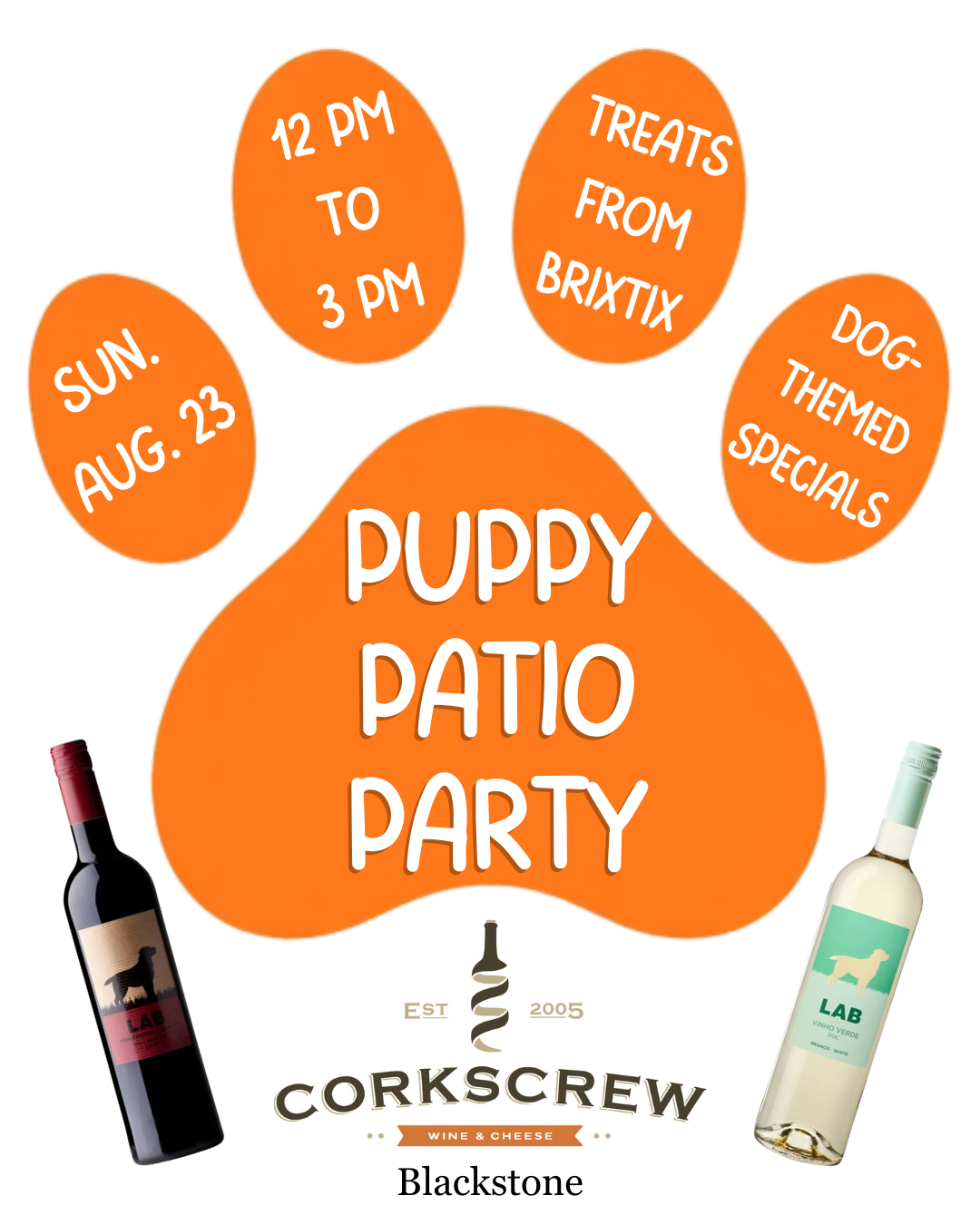 Puppy Patio Party @ Corkscrew