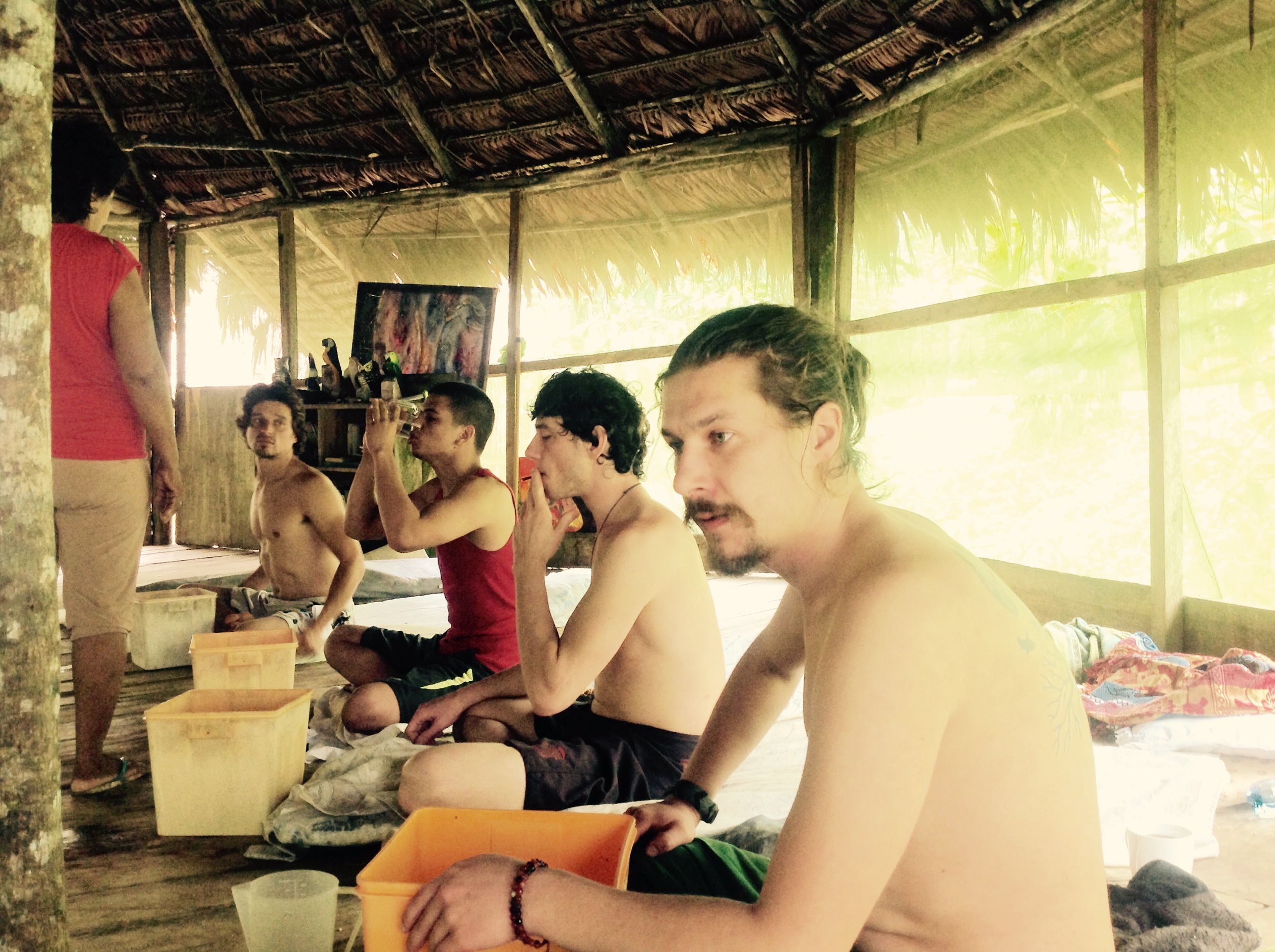 Look at those faces of pure enjoyment! Gotta love tobacco juice in the morning haha
