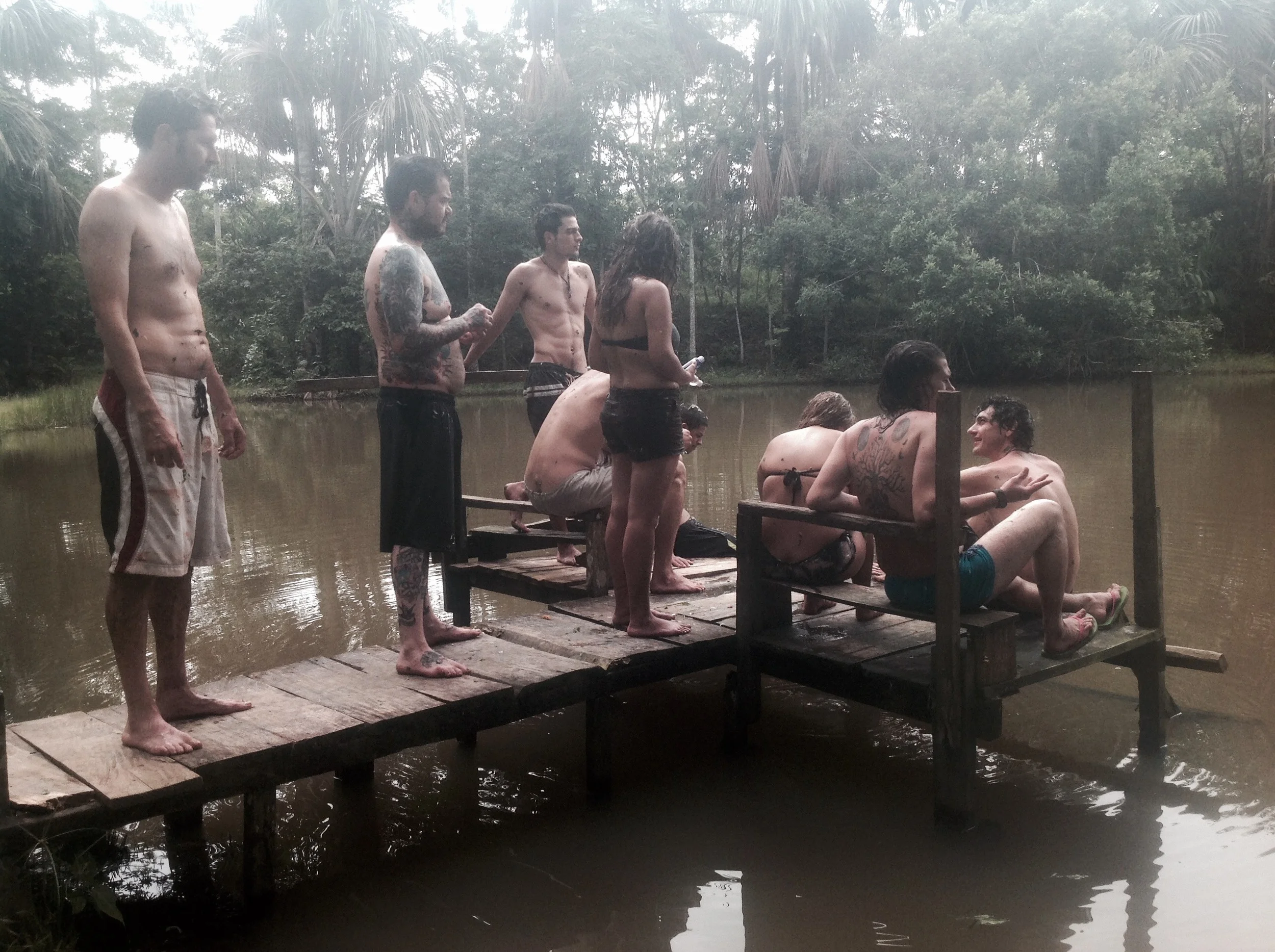 Chilling at the lake with my Kapitari family.