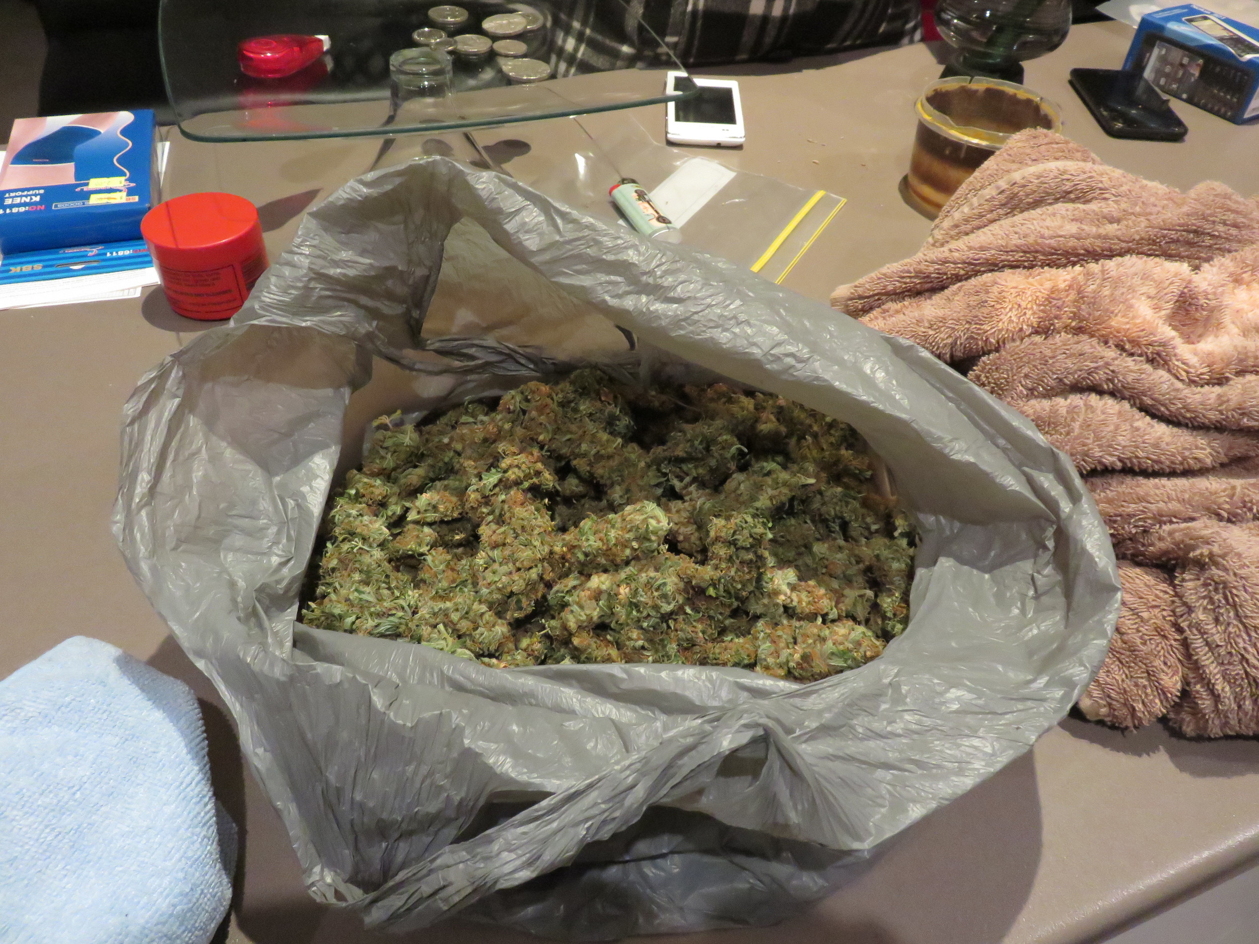 Big bag of weed