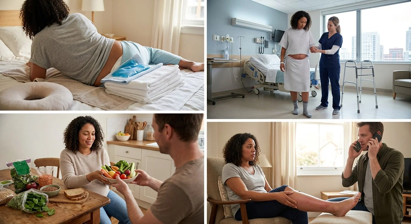healing after birth - caesarean