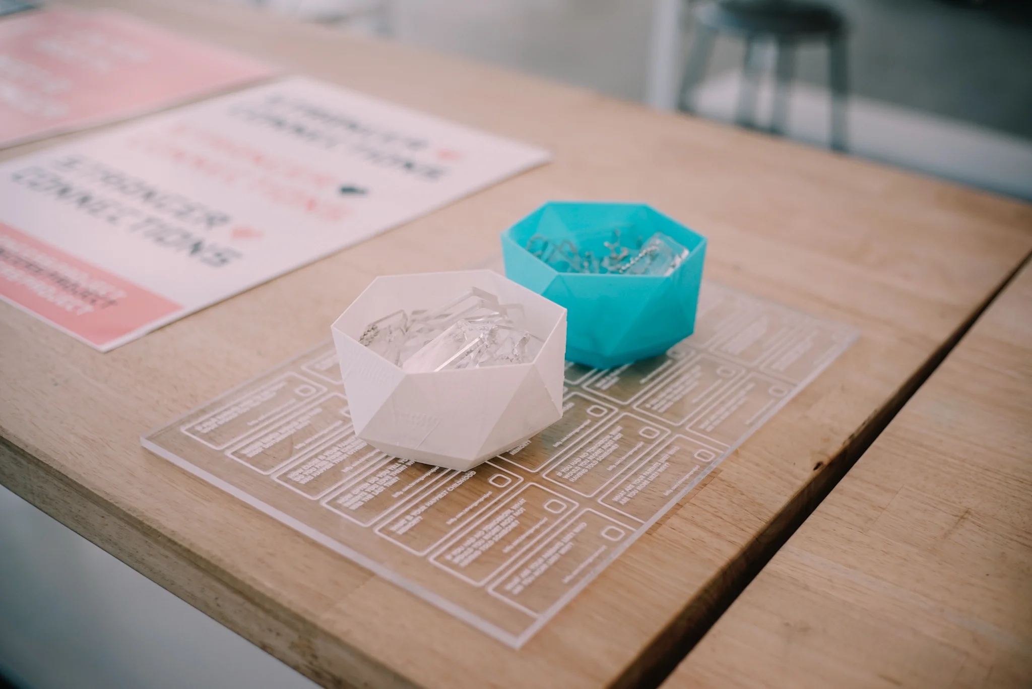 3-D Printed bowls designed in Autodesk Fusion by Yuni