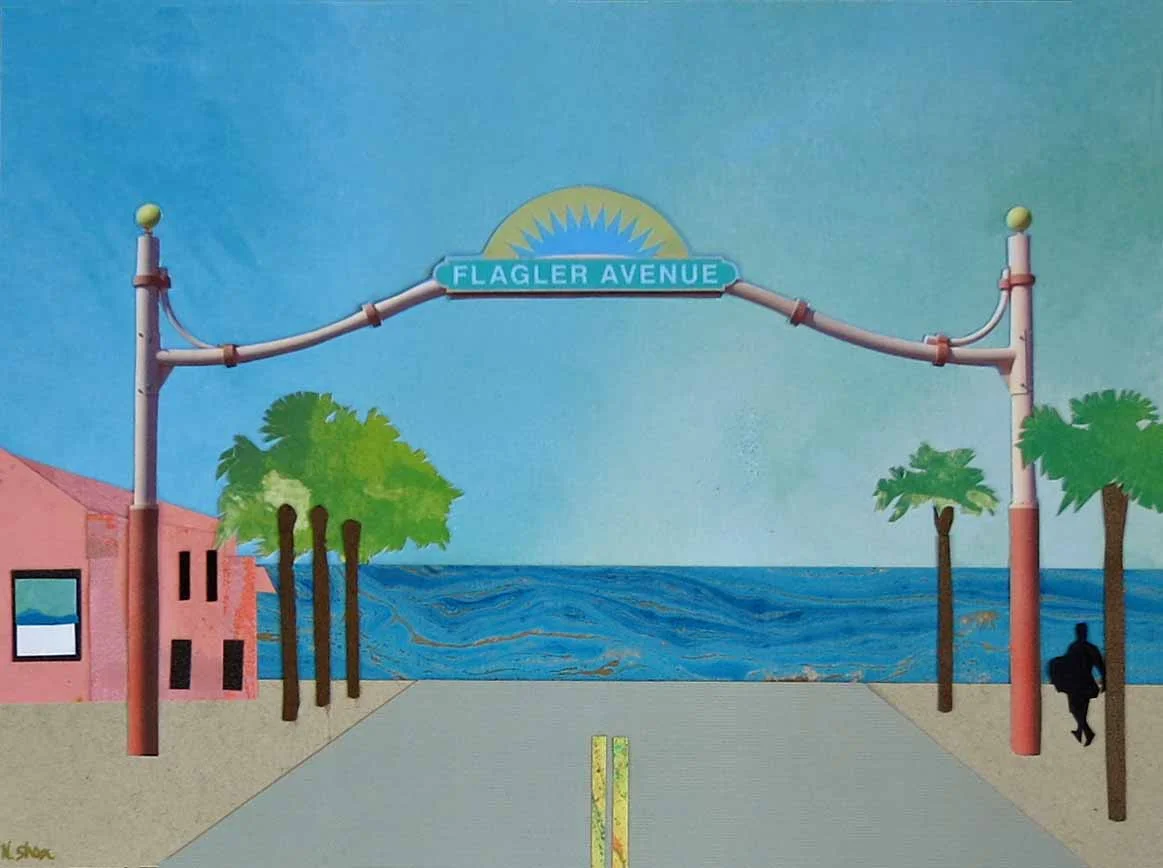 View from Flagler Ave., print, $35