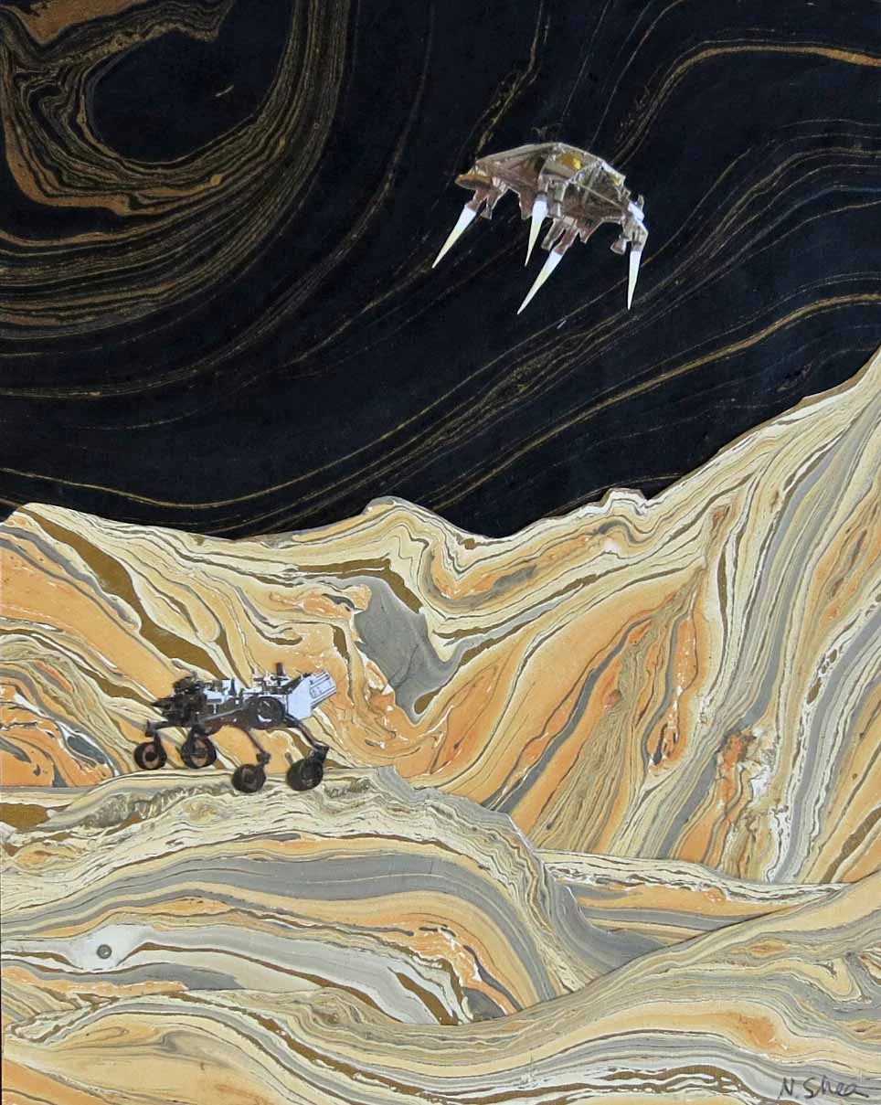 Mars Landing, print, $35
