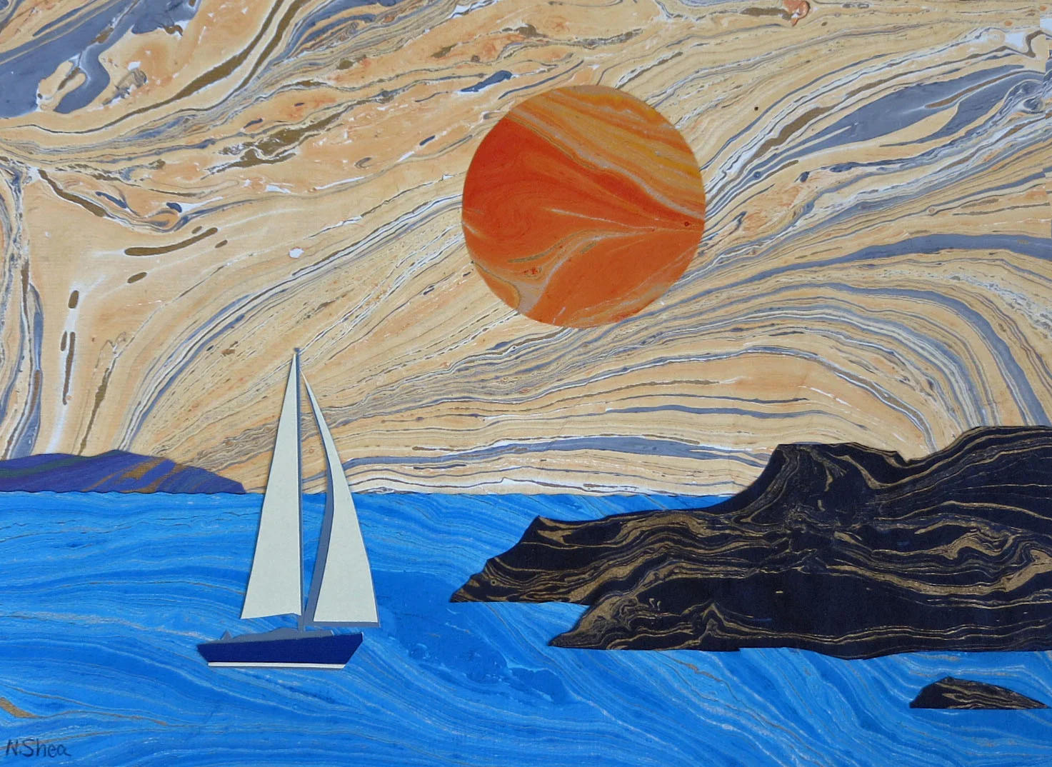 Sunrise Sail, print, $35
