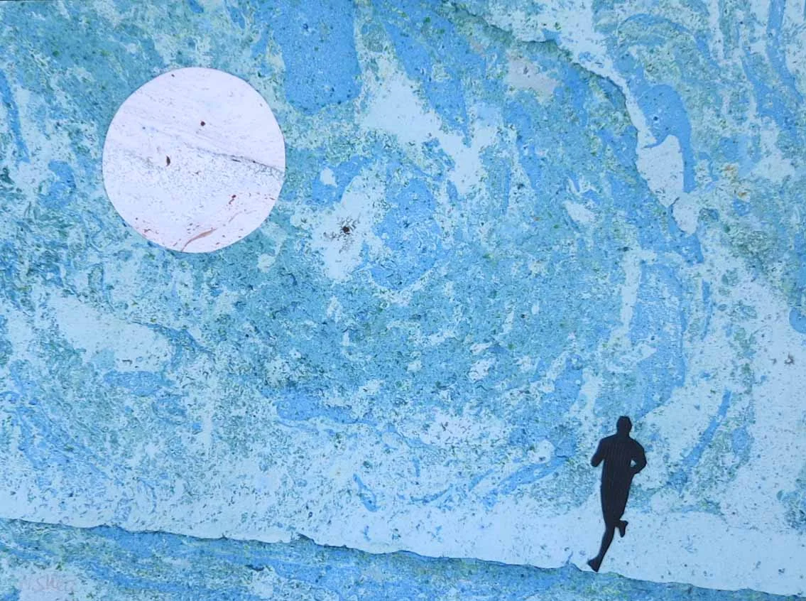 Moon Run, print, $35