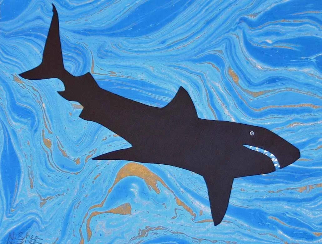 Shark! print, $35