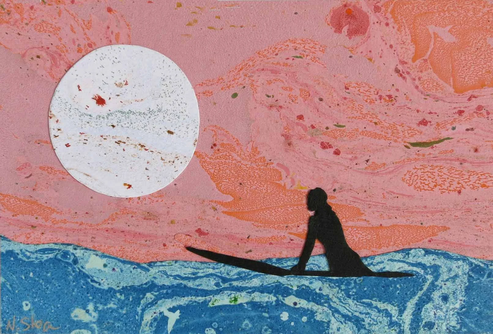 Moon Surf, print, $35