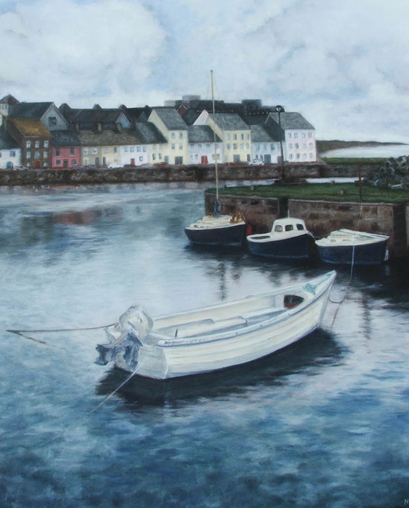 Galway Bay Beauty, oil on canvas, SOLD