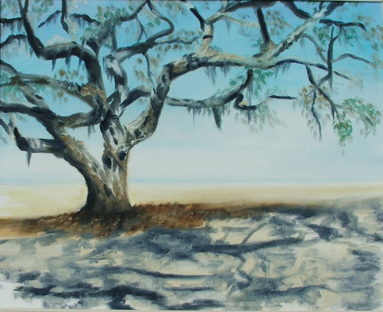 Live Oak Beachside, oil on canvas, SOLD