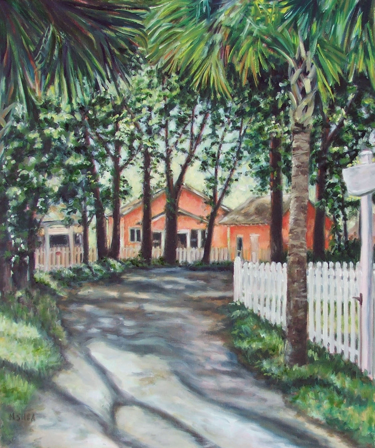 DeLand Cottage, giclee, 11 x 14, framed, $45