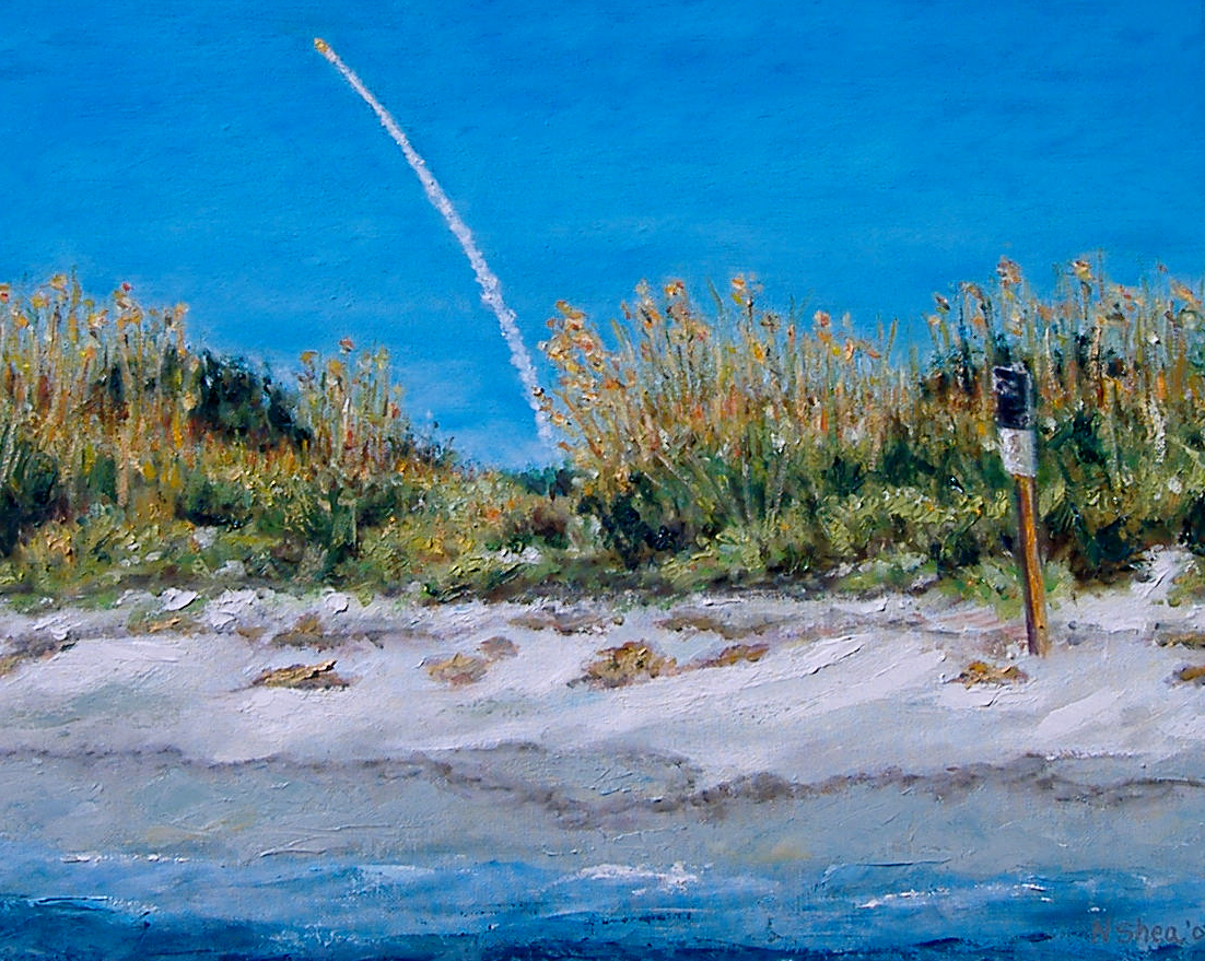 Shuttle Delight, oil on canvas, SOLD