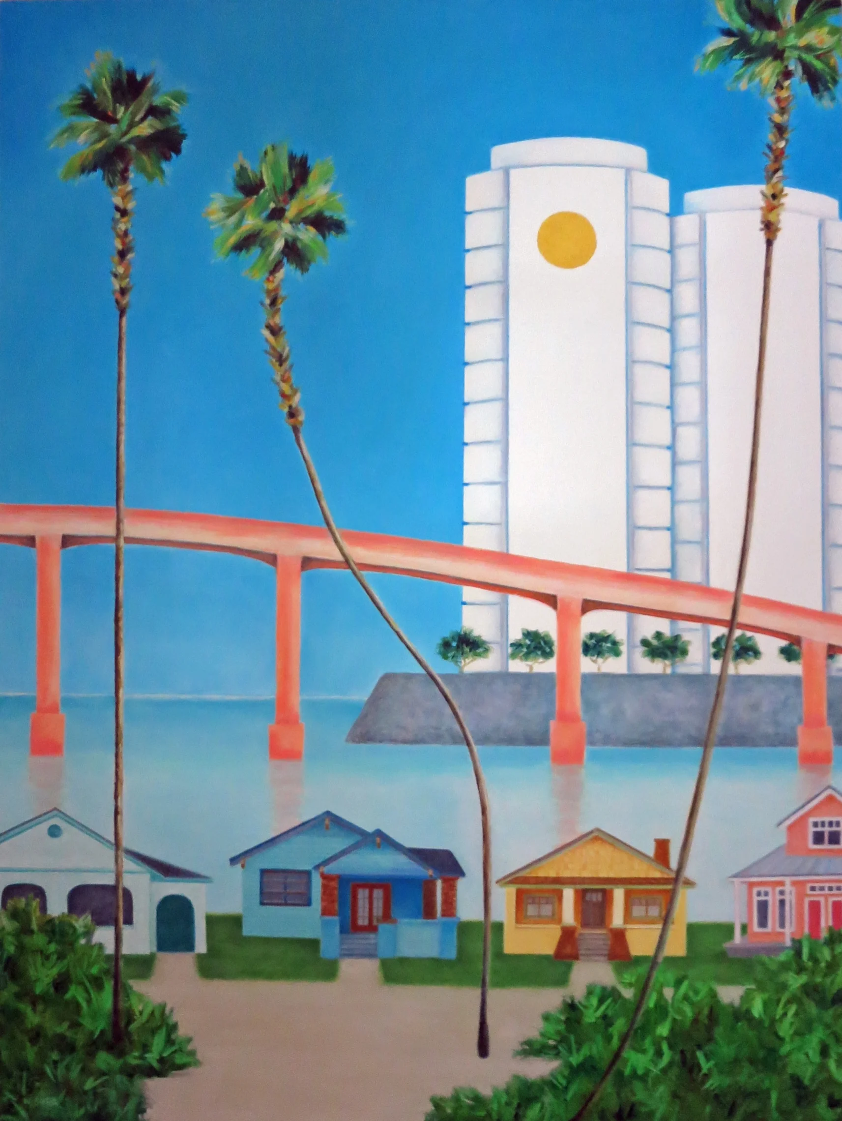 Two Worlds, oil on canvas, 36 x 48, SOLD