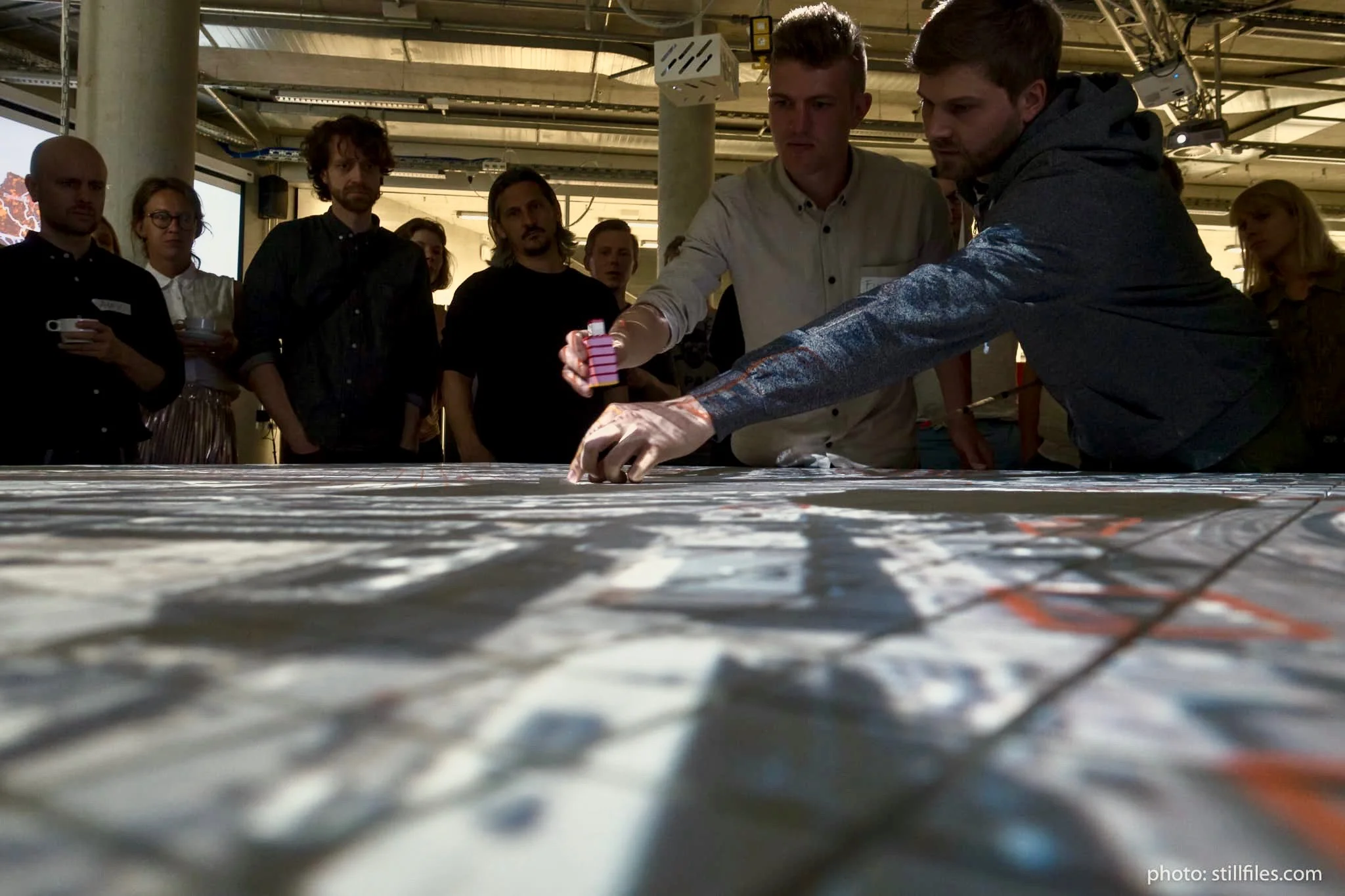 Crowd Searching Galore with Augmented Lego
