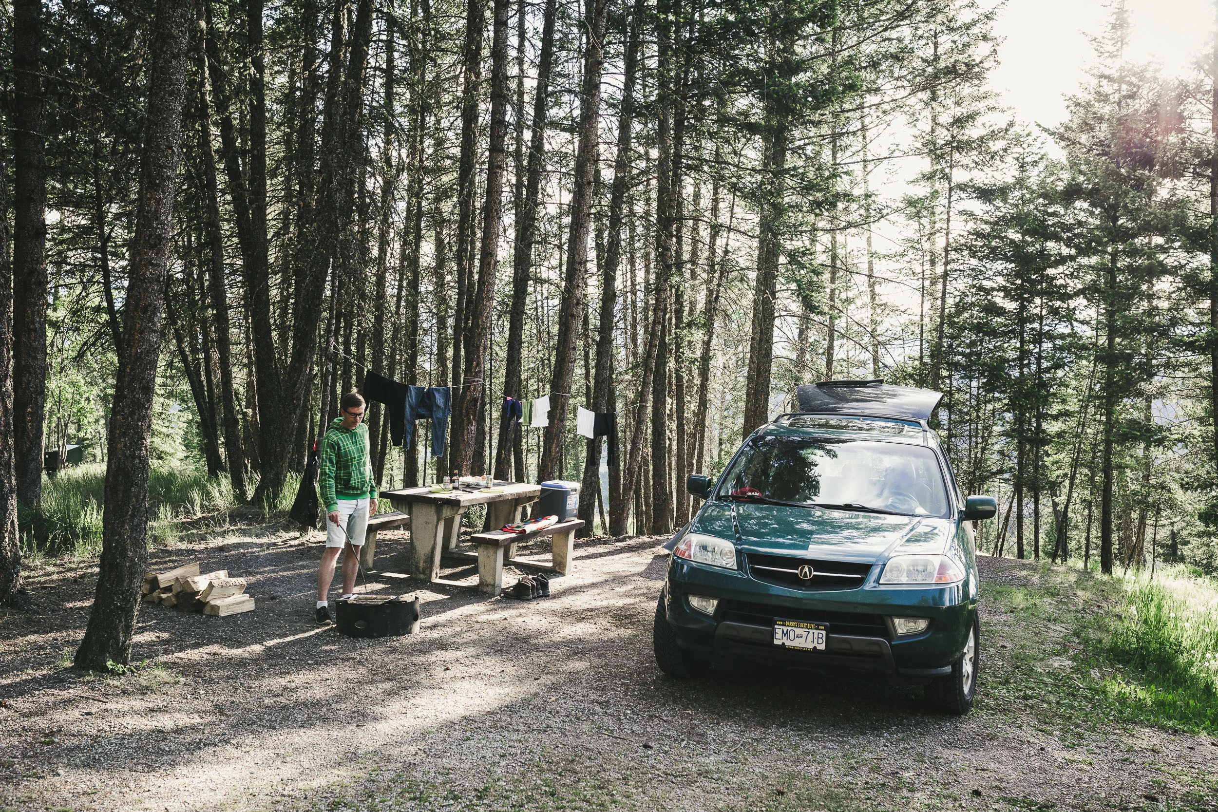 Campground in Kooteney