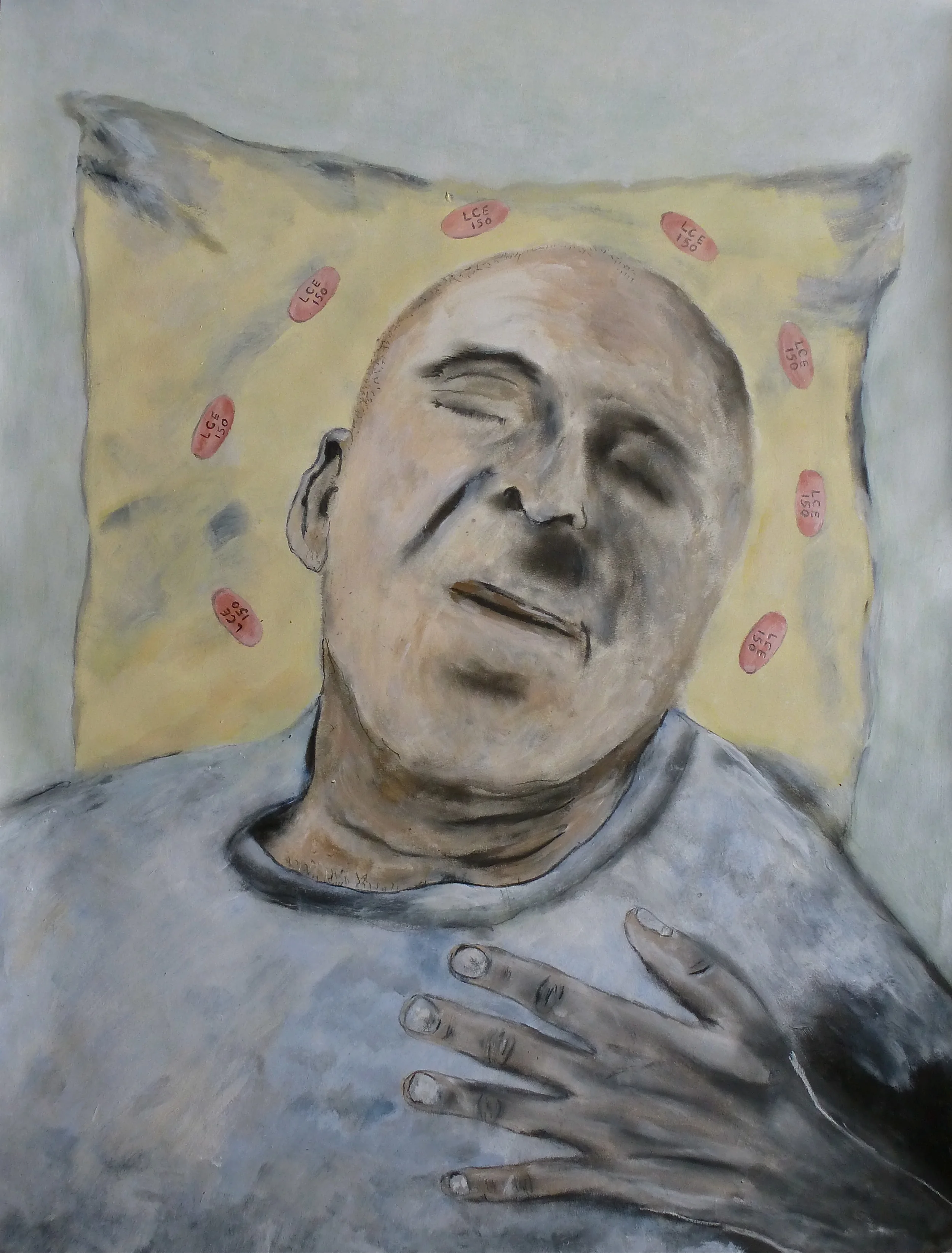  Moshe  Acrylic on paper 45x61cm 