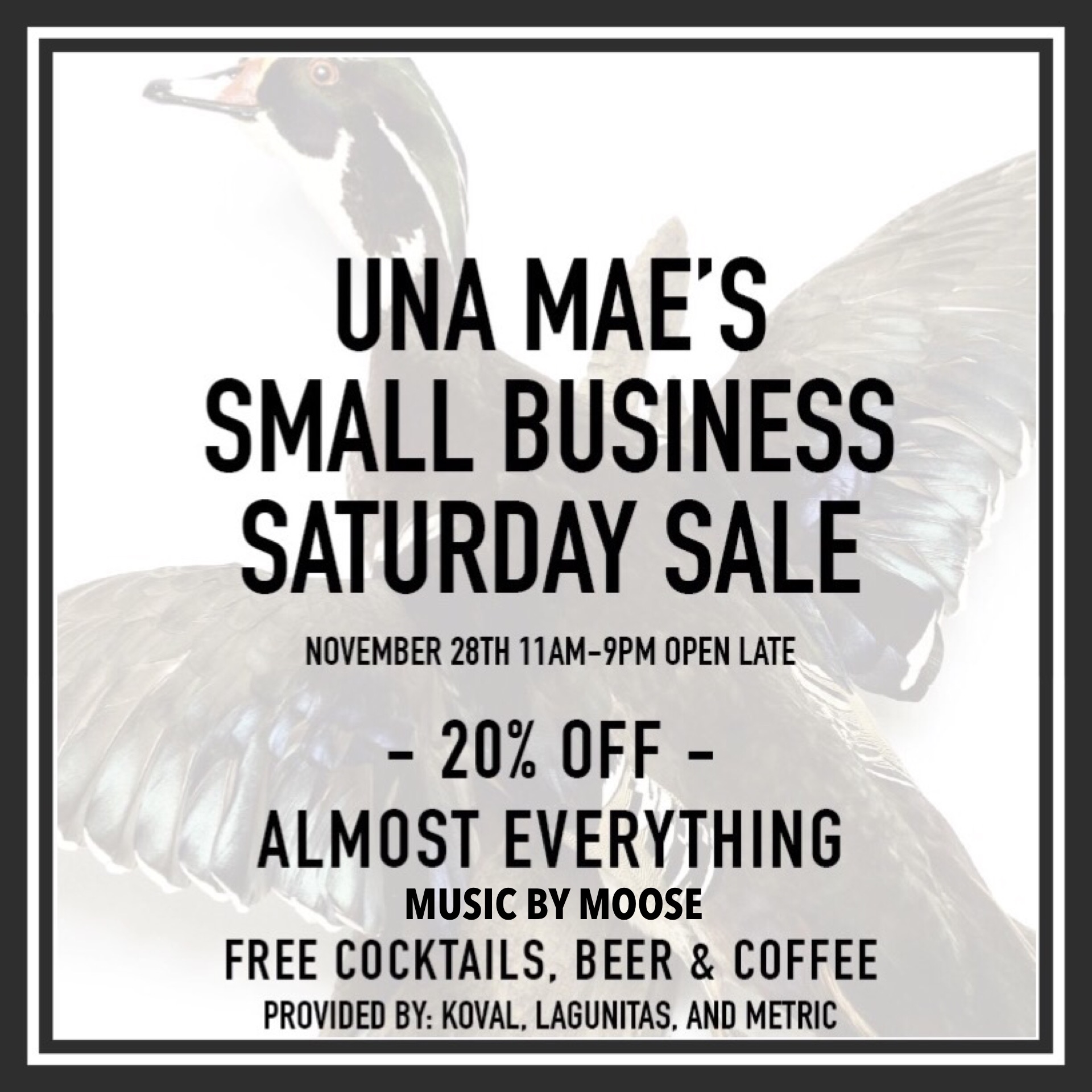 Una Mae's Small Business Saturday