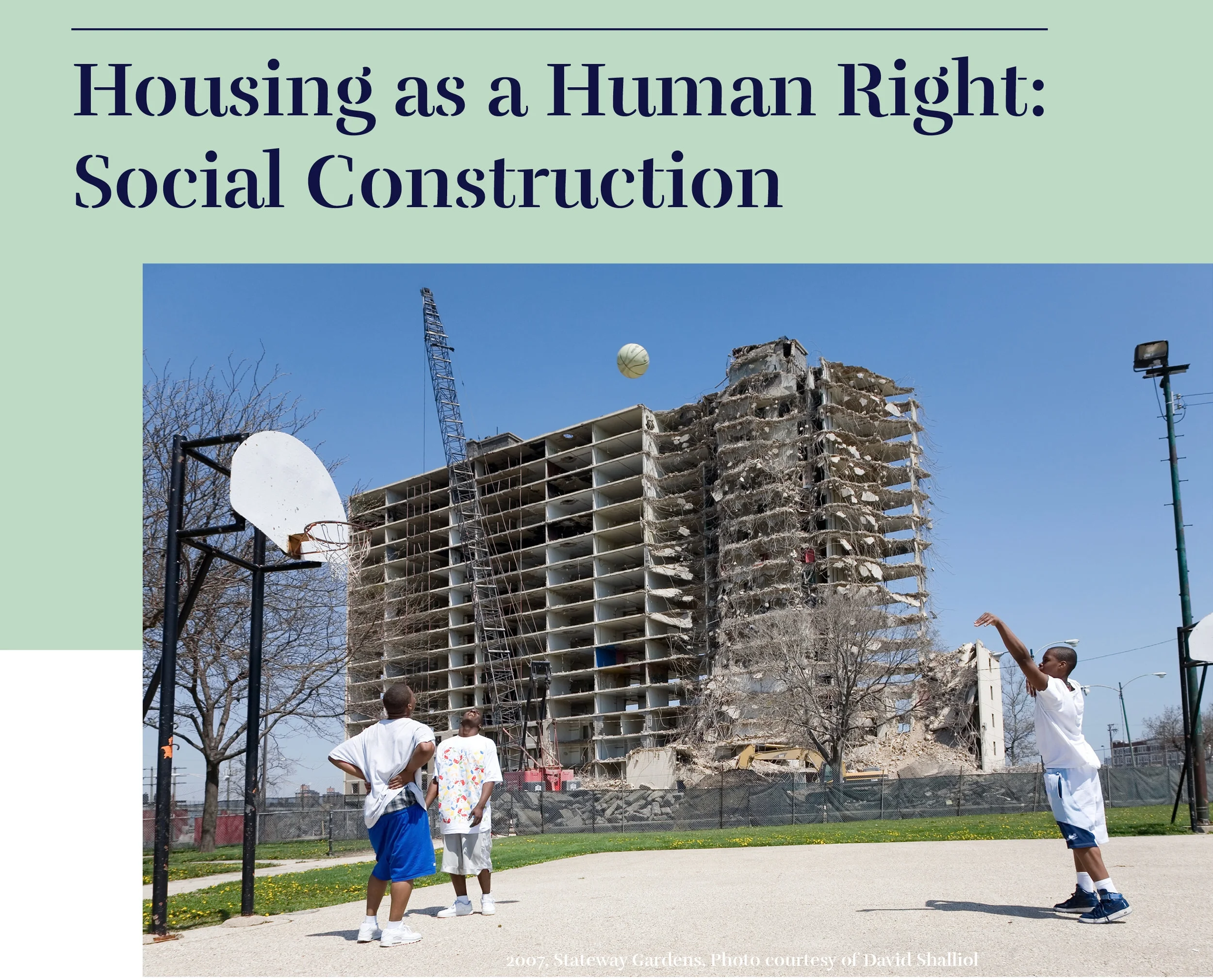 October 19th Opening Reception for Housing as a Human Right: Social Construction