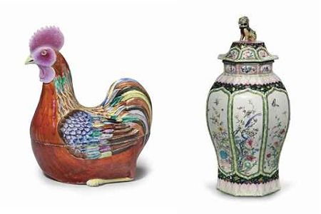 From MANDARIN & MENAGERIE: THE SOWELL COLLECTION Part I (left) and Part II (right) From Christie’s.com
