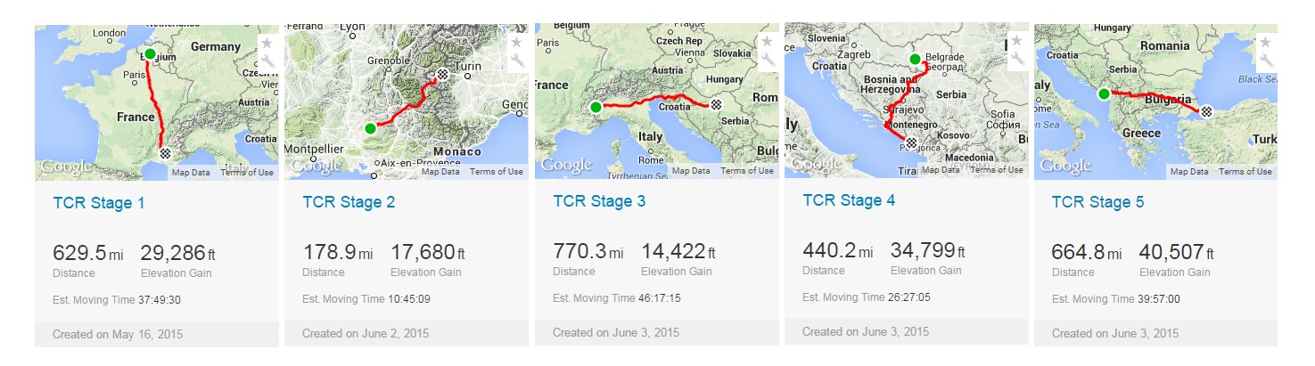 Almost my final route