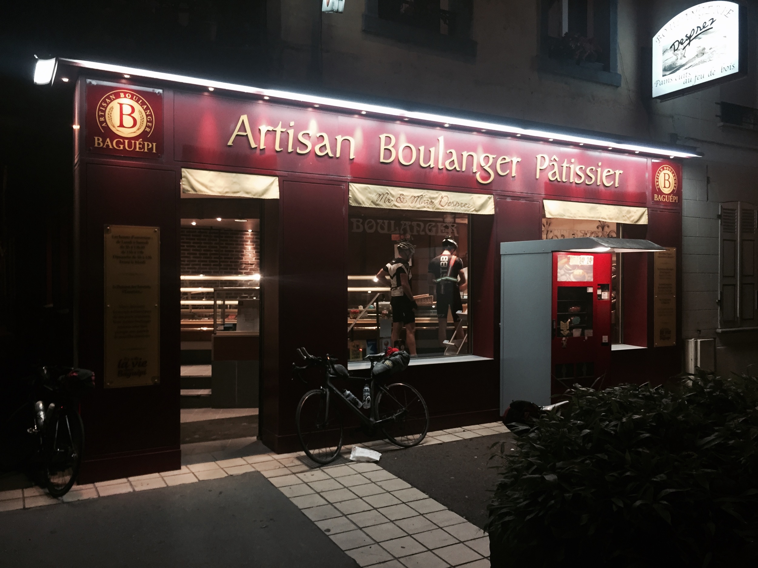 Early morning bakery