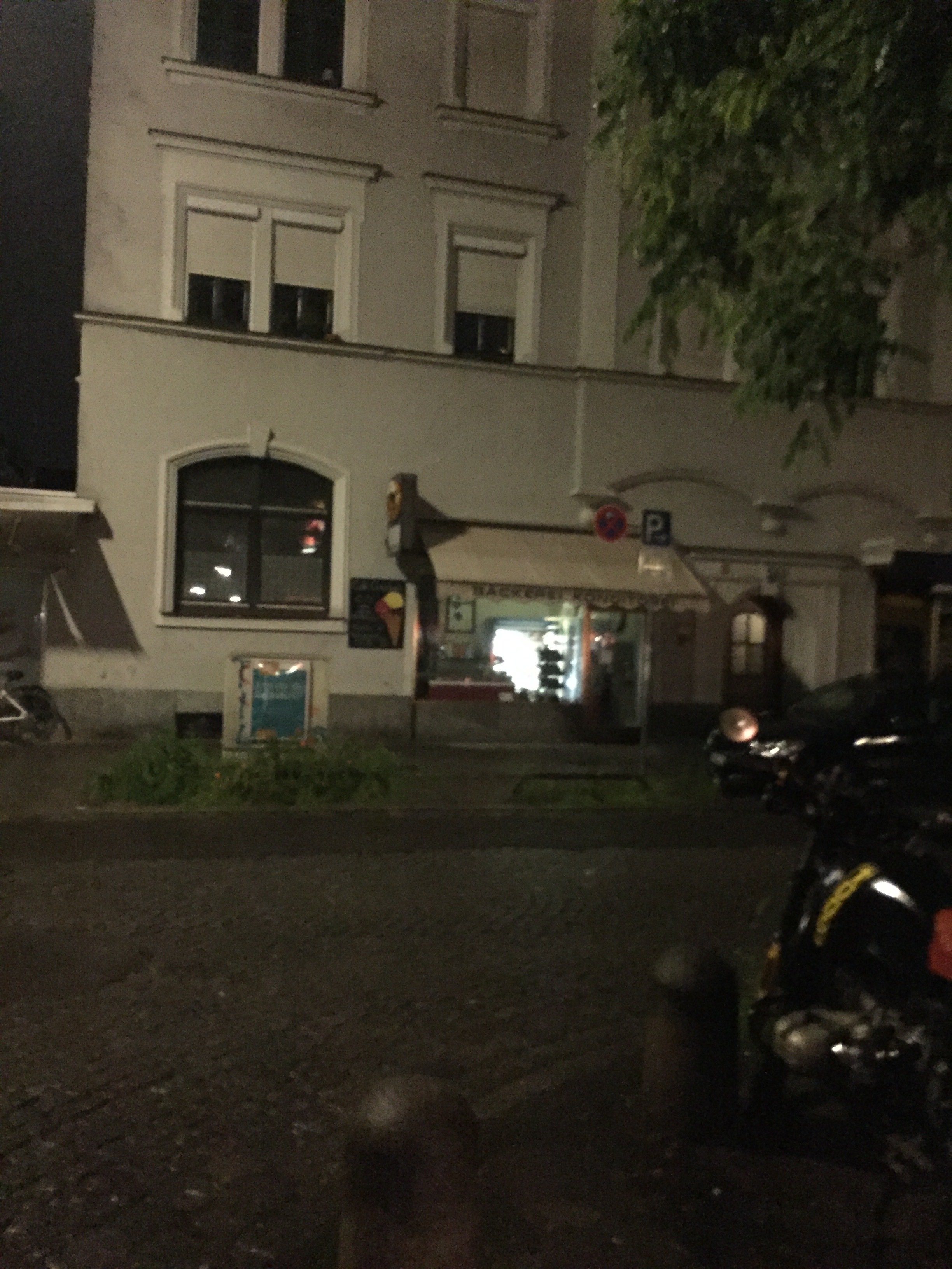 The street in Munich I was staying