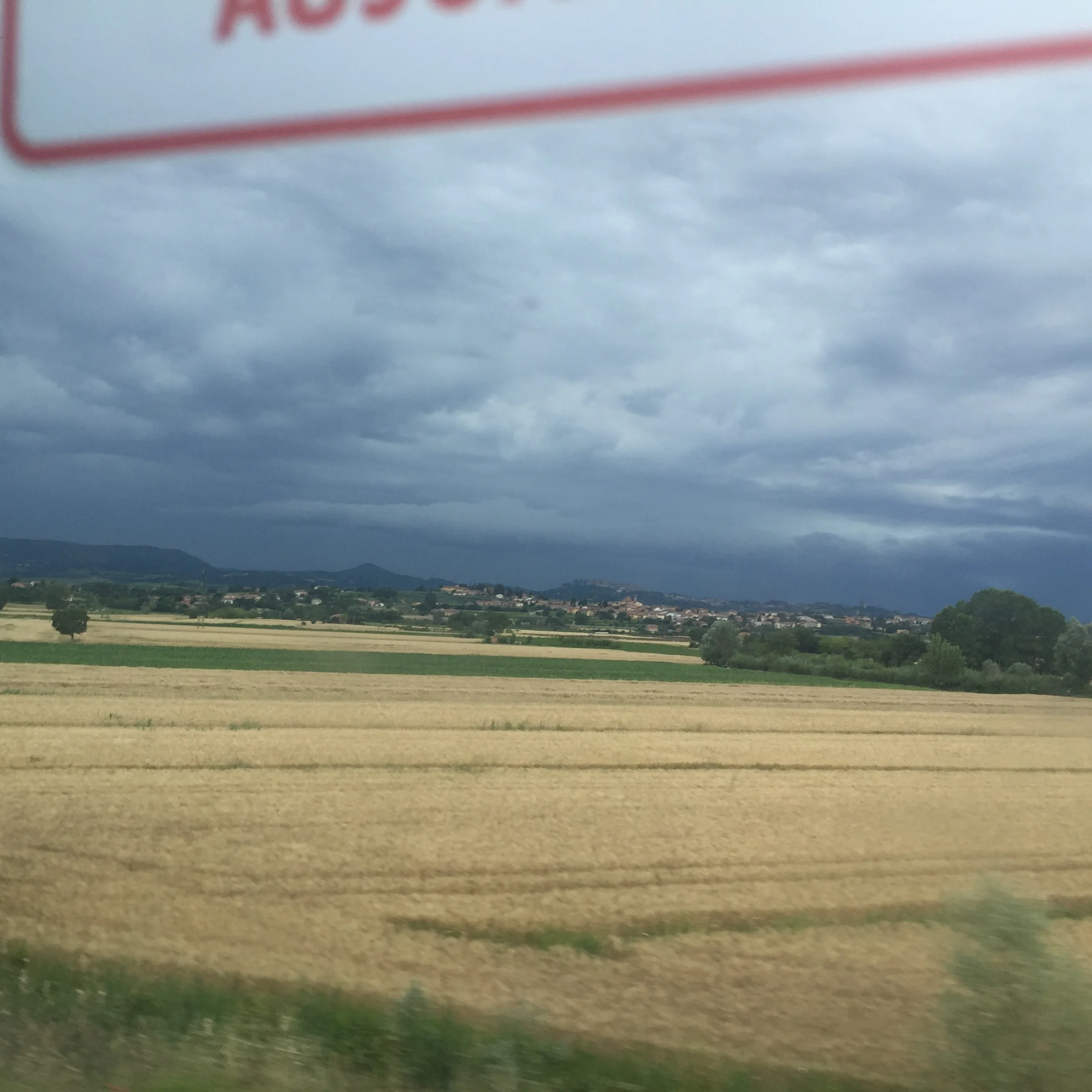 View from the train window