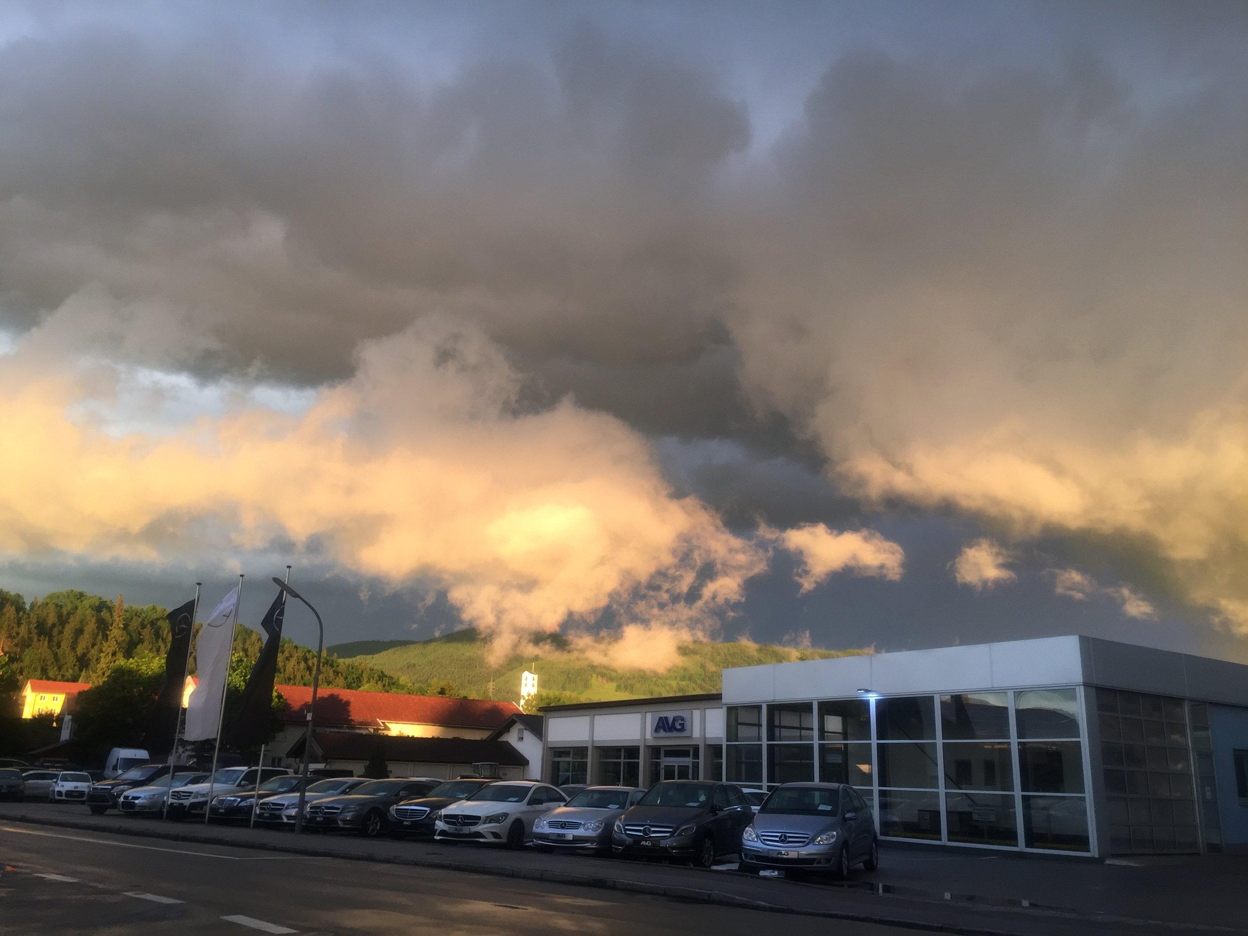 Cool clouds in Germany after the crap weather