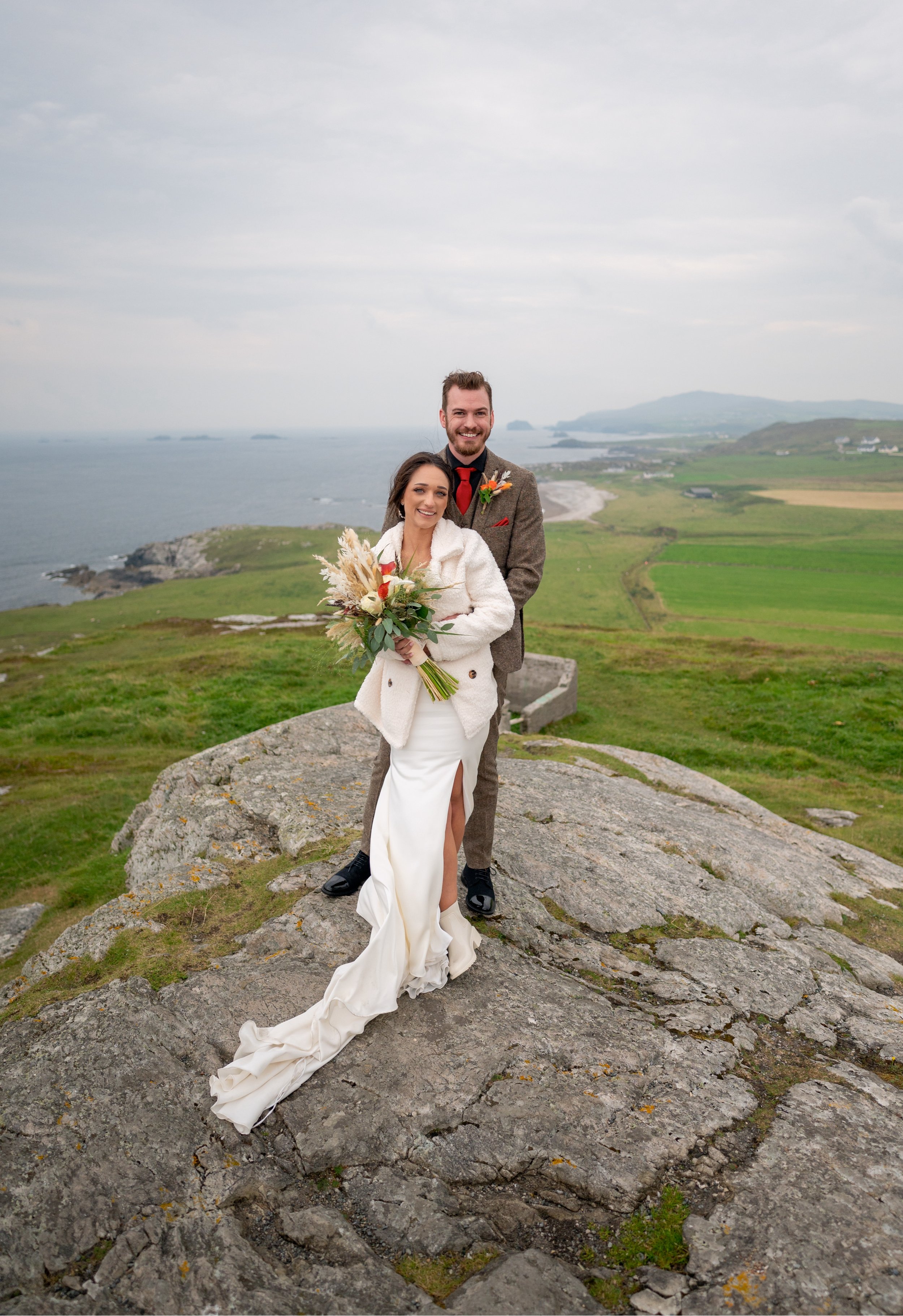  Lynsey and ColinÕs Wedding, Malin Head 