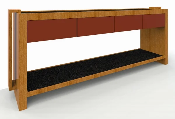 Custom entry console design,New York,NY.