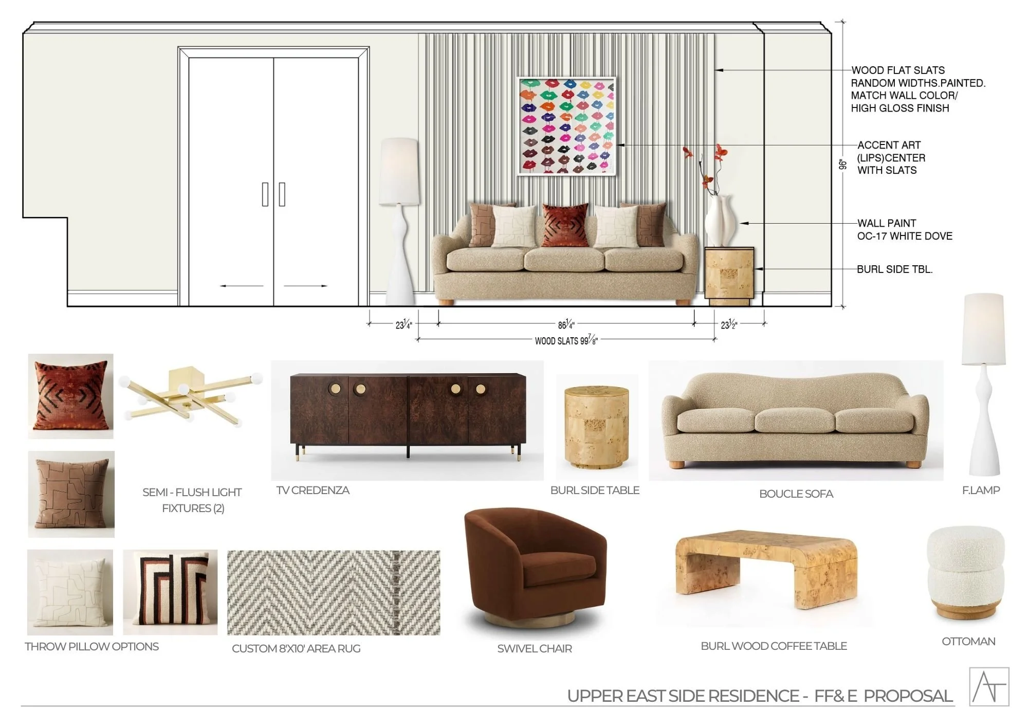 Furniture Proposal Illustration 